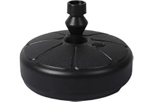 Parkland 13 Litre Black Plastic Parasol Base Garden Beach Patio Umbrella Parasol Sun Shade Weight Stand Holder Garden Patio Outdoor Furniture Accessory