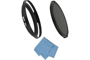 SIOTI 67mm Objektivhaube, 67mm ultradünne Objektivhaube, Vented+Alumina Material+Modisch, Reinigungstuch+Objektivkappe, kompatibel mit >12mm Fokus Weitwinkel Objektiv mit Gewinde (UT-67mm)