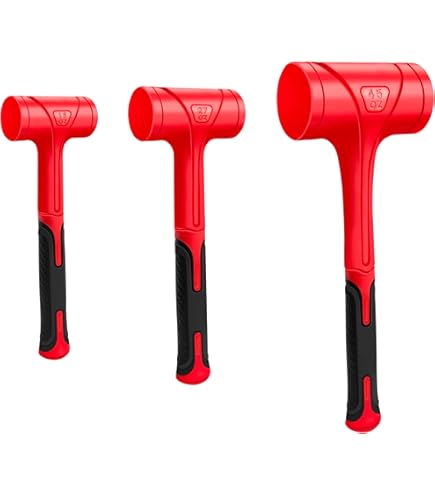 Stiletto TiBone Hammer 400ml Glatte Oberfläche Gebogener Griff