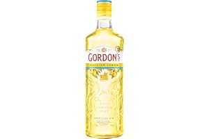 ‎GORDON'S Gordon's Sicilian Lemon Gin, mit Zitrusgeschmack, hervorragend aromatisiert und destilliert, handgefertigt auf englischem Boden, 37,5% vol, 700 ml Einzelflasche