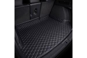 cenrf Coche Cuero Alfombrillas Maletero, para Opel Corsa F 2019-2023 Tronco Bandeja Protectora Funda Maletero Alfombra Antideslizante Accesorios,B