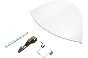 Indesit C00075323 - Juego de mango de puerta de lavadora