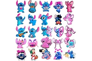Yiqicomle 25Pcs Shoe Charms Cute Cartoon Shoe Accessories PVC Shoes Charms Decoration for Clogs Sandals Party Birthday