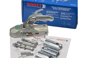 FKAnhängerteile 1 x Knott Kugelkupplung K30U Universal 3000 kg Ø 35,40,45 und 50 mm Bohrung 12,5 mm
