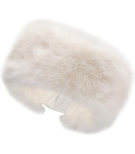 Soul Young Dames Faux Bont Hoofdband met Stretch Winter Oorwarmer Oorbeschermer (Charleston Roze