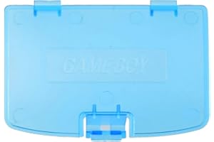 RETROGAME Batterie Deckel Cover Gehäuse für Nintendo GAMEBOY COLOR - TRANSPARENT BLAU