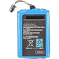 Trisar Wii U Gamepad Battery, 3.7V 8000mAh Ultra High Capacity Wii U Battery Replacement Rechargeable Extended Battery Pack for Wii U Gamepad WUP-010 WUP-012, Tool Pack with Screwdriver