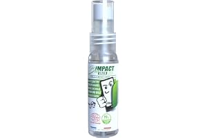 BIOIMPACT Rengöring av telefoner och glasögon, 30ml, ekologisk skärmrengöringsspray, ECOCERT, certifierad 99% naturligt