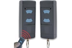 ZANPIERO 868,3MHz Garagentoröffner fur Hörmann Handsender, Hormann Fernbedienung Garagentor Universal 868MHz Kompatibel MHz Hörmann Garagentoröffner HSM2 HSM4 HS1 HS2 HS4 HSE2 HSZ1 HSZ2 HSP4 2 Stück