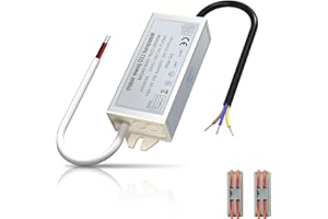 BrightArk 42W Trasformatore LED Driver,1000mA IP67 Corrente Costante Alimentatore Non dimmerabile,Trasformatore per Led AC200-240V ac 30-42V per 120x30,60x60 cm Lampada del Pannello LED