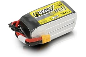 Tattu 4S Lipo Batterie 850mAh 14,8V 95C 4S Batterie avec connecteur XT30 pour FPV Racing Drones de FPV multirotor de Taille 100 à 180