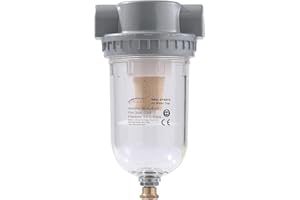 ORAZIO Filtro Della linea dell'Aria Trappola per l'Acqua G3/8", Separatore dell'Olio dell'Acqua del Compressore d'Aria Industriale di Grande Volume, Accessorio per Utensili Pneumatici 214210