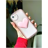 Go Aksesuar Iphone 7-8 - Se 2020 ile Uyumlu 3d Oyuncak Kalp Model Şeffaf Kılıf