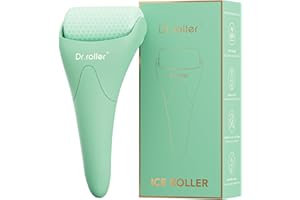 Dr.roller Ice Roller, Ice Roller Viso Uomo e Donna, Ghiaccio per Viso, Restringe i Pori, Allevia la Stanchezza, Elimina le Borse, Emicrania e Sollievo dal Dolore (Verde)