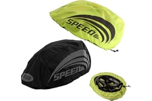 HETING-YQ 2Piezas Fundas para Casco de Bicicleta Funda de Lluvia para Casco Reflectante Impermeable Cubierta Casco Bicicleta para Excursiones Viajes