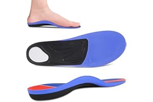 AMIABLE Solette Ortopediche Fascite Plantare Plantari Ortopedici Plantare Piede Piatto, Plantare Ortopedico Arco Supporto Solette Uomo Donna per Piede Piatto, Dolore Ai Piedi(L)