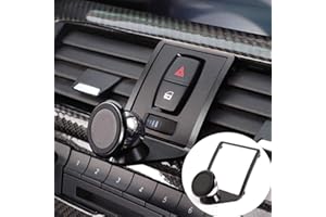 DIYUCAR Soporte de teléfono móvil para ventilación de Coche para F22 F23 F30 F31 F34 F32 F33 F34 F35 F36 F80 F82 M4 2013-2019 Accesorios de Coche (Negro)