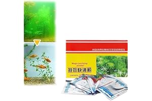 INXKED 3/5/7Box Aquarium Purifying Powder - Magic Purifying Powder, Cleaning Powder for Aquarium, Aquarium Cleaning Tool Maintain Crystal Clear Water, Fast Cleaning Fish Tank (3Box)