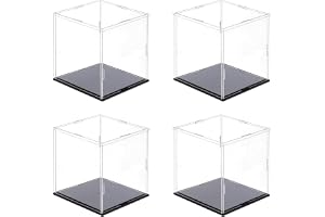 Pilikoll 4 stycken 15 x 15 x 15 cm akrylmonter med svart botten