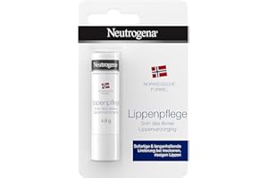 ‎NEUTROGENA Neutrogena Lippenpflege, Lippenpflegestift mit Glycerin für rissige trockene Lippen, pflegender Lippenbalsam mit reichhaltiger Formel für schnelle und anhaltende Pflege 4,8 g