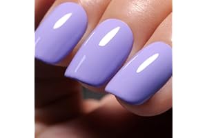 Ozzeal Lila UV Nagellack, 15ML Staubiges Lila UV Gel Nagellack Soak Off Led Gel Nail Polish Herbst Winter Starter Maniküre Salon DIY Gel Nagellack Zu Hause Für Mädchen Frauen