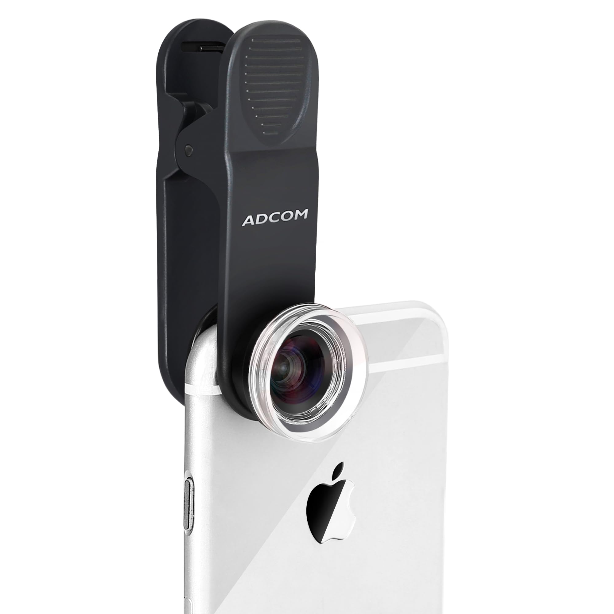 Adcom 6X Macro Mobile Phone Camera Lens with Lens Hood - Compatible with All iPhone & Android Devices (Black) (Adcom 6X Macro Lens)
