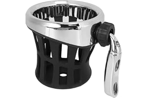 Zenithaur Motorcycle Cup Holder, aluminium gummihandstång dryckhållare för guldvinge och andra cyklar