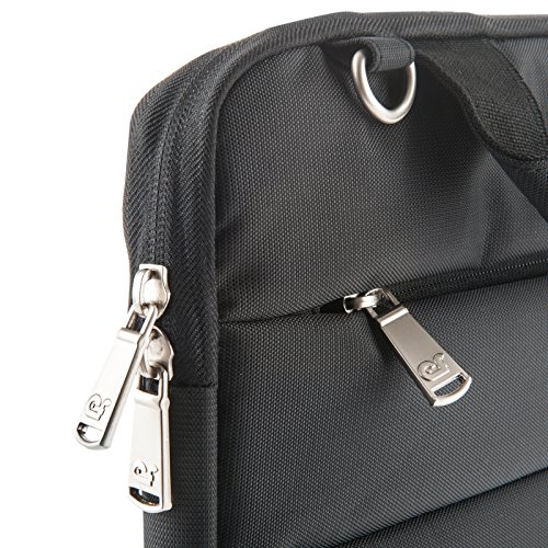 Caseflex Lenovo Y50-70 Premium Schützende 15.6” Laptop Schulter Tasche – Schwarz - 4