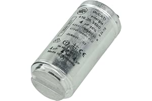 ‎AEG Electrolux AEG 125641801 1256418011 ORIGINAL Kondensator 4,00µF 6,3mm AMP Spülmaschine Geschirrspüler Trockner auch ArthurMartin Faure Juno Rex Privileg Zanker Zanussi Zoppas