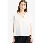 DeFacto Comfort Fit G&ouml;mlek Yaka Basic Bluz E5989AX25SP