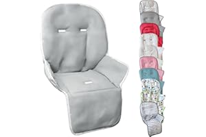 Monsieur Bébé - Housse d'assise pour chaise haute enfant gamme Ptit - Plusieurs coloris