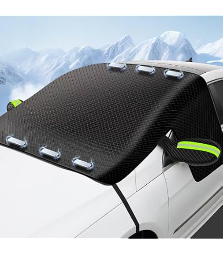 Copriparabrezza Invernale Per Lancia Ypsilon (L21) – Antighiaccio E Antineve A 4 Strati, Adatto A -50°C E Protegge Anche Dal Sole