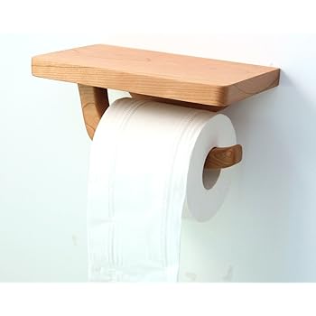 Sursy kreative aus massivem holz papier handtuchhalter, schwarze