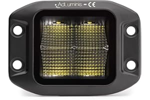 ‎ADLUMINIS AdLuminis Blackline LED Arbeitsscheinwerfer Einbau 45 Watt 2900 Lumen, Flood, Zusatzscheinwerfer, Arbeitsscheinwerfer, Einbauscheinwerfer