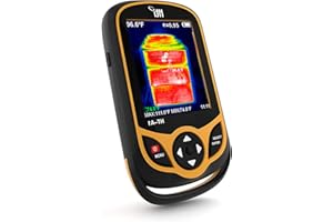 XEAST Wärmebildkamera, HT-A1 Infrarotkamera im Taschenformat mit Echtzeit-Thermografie, Infrarot-Bildauflösung von 220 x 160, Temperaturmessbereich -20°C bis 300°C, Mini IR-Wärmebildkamera