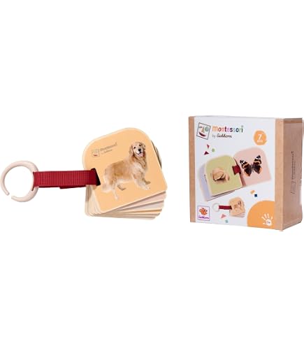 Eichhorn Set Di 14 Animali In Scatola Di Legno - Puzzle 3D Da Impilare E Giocare, Giochi Educativi 1+ Anni