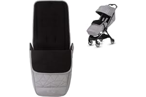 Silver Cross - Clic Footmuff - Pram Accessories - Stroller Footmuff - Foot Warmer - Water Resistant |Grey