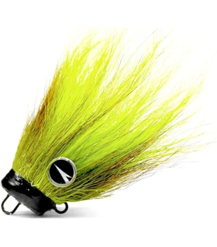 Tête Plombée Mustache Rig - 40g - Couleur Chartreuse - Pour Pêche Sportive
