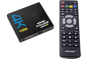 Sumvision Cyclone Micro 2+ 4K UHD MKV HDMI H.265 TV Media Player for Movies Music (Latest Ultra High Definition ARM Quad Core Engine) Digital Cinematic Surround Sound Audio (UK DESIGN UK TECH SUPPORT)