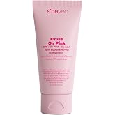 She Vec Crush On Pink - SPF 50+ Leke Karşıtı ve Ton Eşitleyici Pembe G&uuml;neş Kremi