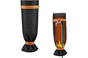 YGKYMVW Verdickung Außen Wasserhahn Abdeckung, Winterschutz für Außenwasserhahn mit Reflektierende Streifen, Wasserdicht Frostschutz Kältebeständig Thermoschutz für Winterschutz Außenwasserhahn