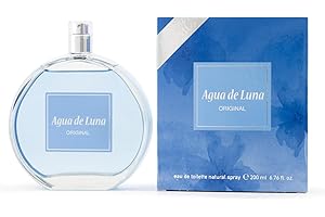 AGUA DE LUNA - Original 200 ml, Colonia Mujer, Perfume en Formato Spray, Eau de Toilette Natural y Femenina, Aroma Floral, Fragancia Fresca y de Larga Duración