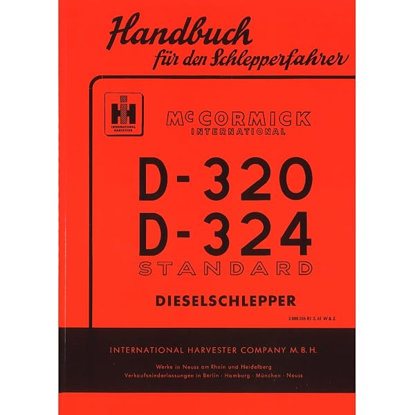 IHC McCormick Farmall D-320. Das 320 steht für 3 Zylinder mit 20PS