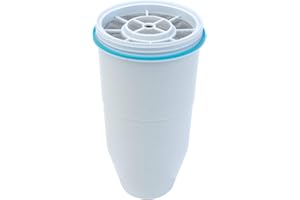 ZeroWater Filtri Caraffa Acqua a 5 Fasi, Filtri Caraffa Filtrante con Certificazione NSF - Filtri Acqua - Riducono la Presenza di Piombo, PFOA/PFOS e Altri Metalli Pesanti - Confezione da 1, Bianco