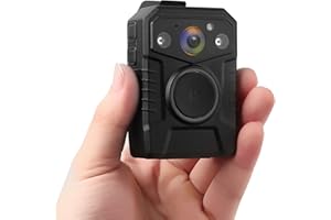 SPIKECAM Body Cam - 11 Hour Long Battery Life, Front Big Button Design, Clear Audio and Video with Night Vision, Police WiFi GPS Security Body Worn Camera - 64GB