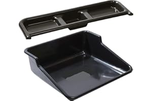 Muddy Hands Large Black Plastic Potting Tray with Shelf Garden Greenhouse Plant Pot Tidy Work Table