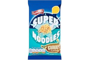 Batchelors - Nouilles Super Noodles - sauce goût curry doux - lot de 6 sachets de 100 g