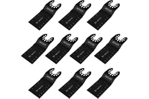 QAB35BM Antler 35mm Bi Metal Blades Compatible with Dewalt Stanley Worx Oscillating Multitool Accessories (Pack of 10)