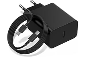 DGVERS 45W Schnellladekabel USBC & Schnellladegerät Ladegerät für Samsung Galaxy S25 S24 S23 S22 S21 S20 S10 S9 A56 A55 A54 A53 A52 A51 A36 A35 A34, 2M USBC Ladekabel mit Netzteile Adapter Ladestecker