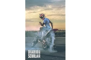 Diario Scuola 2022 2023: Motocicletta - Agenda Scolastica Per Ragazza e Ragazzo, Elementari, Media, Superiori | da Settembre 2022 ad Agosto 2023